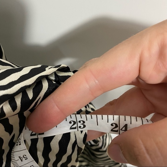 Lane Bryant Zebra Print Dress 14/16 Button Down - Picture 8 of 11